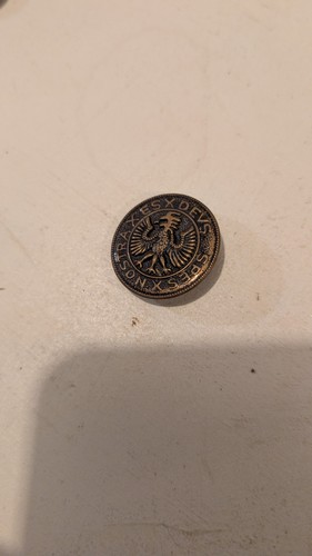 Vintage hessian soldier button - hessian,
